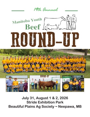 Manitoba Youth Beef Round-Up 2026 Show Program