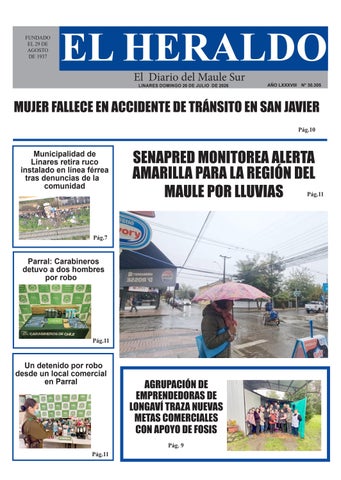 Domingo 26 de julio 2026