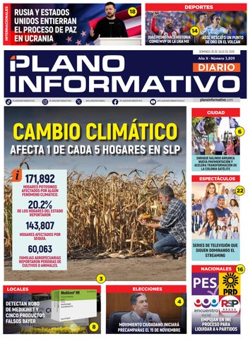 Plano Informativo Impreso, Año 11, No. 3809