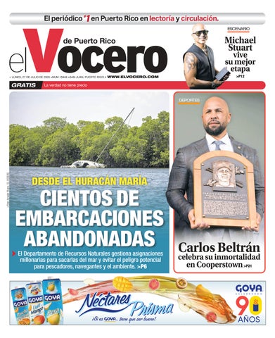 EL VOCERO | Edición lunes, 27 de julio de 2026