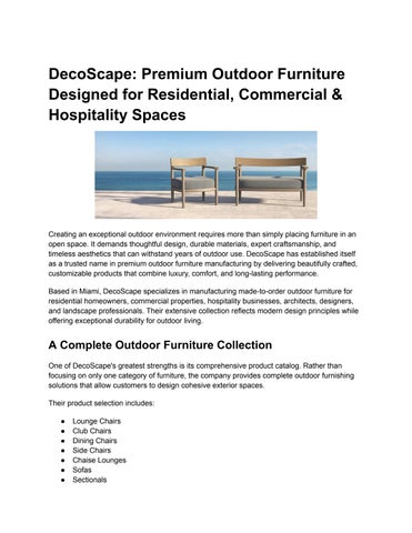 DECOSCAPE