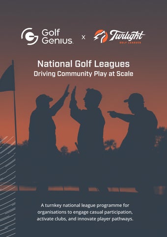 Golf Genius x Twilight Golf Leagues