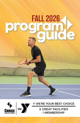 Choice Health & Fitness 2026 Fall Program Guide
