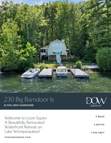 Listing Package & Brochure - 230 Big Barndoor Is Alton Bay, NH 03810 