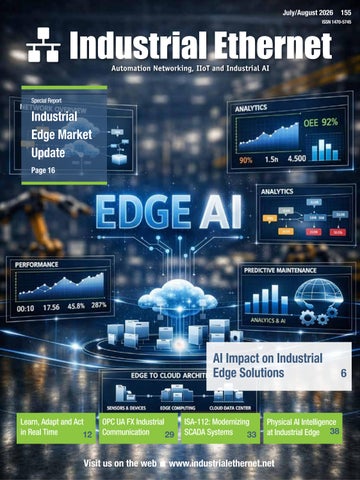 July/August 2026 Industrial Ethernet Magazine