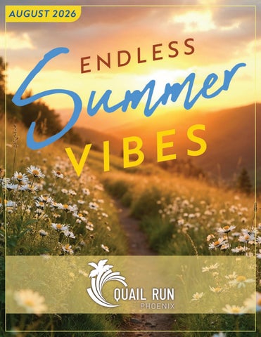 Quail Run Newsletter