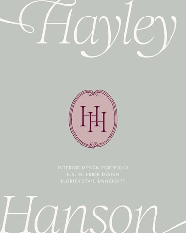 Hayley Hanson Interior Design Portfolio