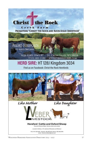 Wisconsin Hereford Members Directory 2026 第 19 页