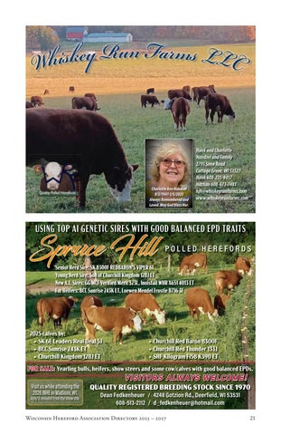 Wisconsin Hereford Members Directory 2026 第 23 页