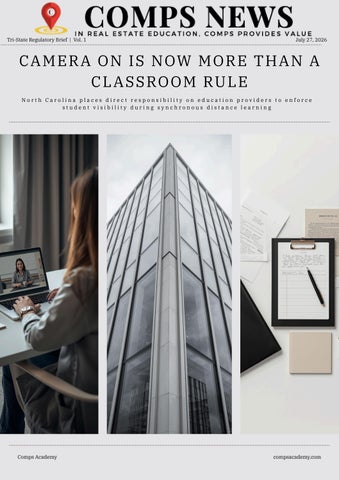 Comps Academy Tri-State Regulatory Brief