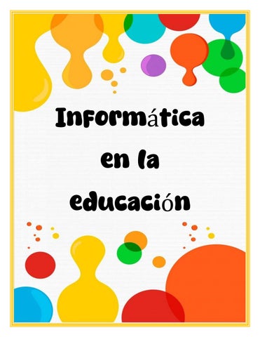 Revista  informatica en la educacion