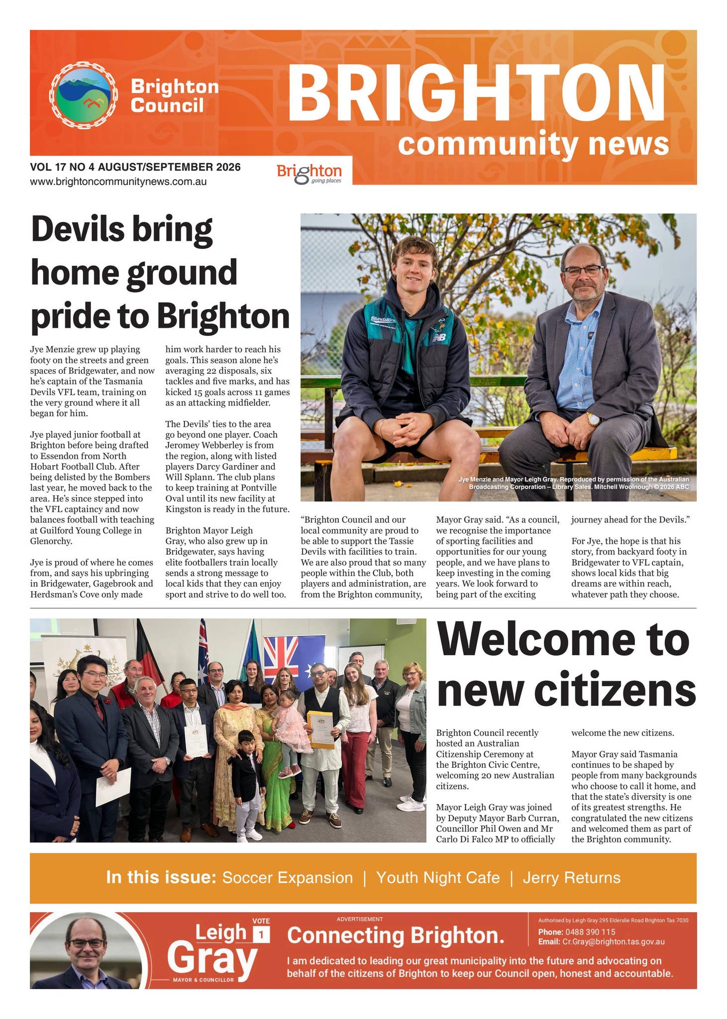 Brighton Community News August September 2026 by Propel Studio - Issuu