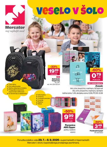 Tematski katalog Sola od 29. 7. do 8. 9. 2026