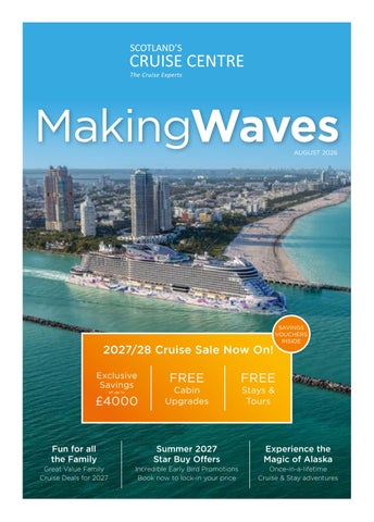 Scotland's Cruise Centre Making Waves August 2026