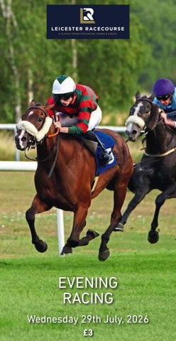 Leicester Racecard - Wednesday 29th July