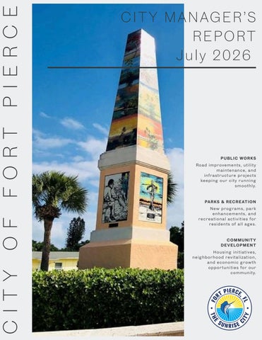 July 2026 City Manager's Report 