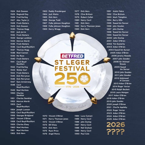 Doncaster Betfred St Leger Festival Guide DIGITAL FR
