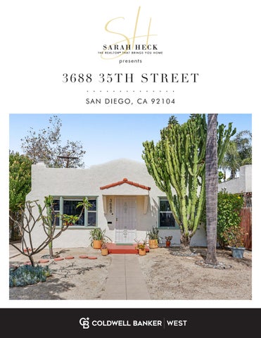 Sarah Heck presents: 3688 35th Street