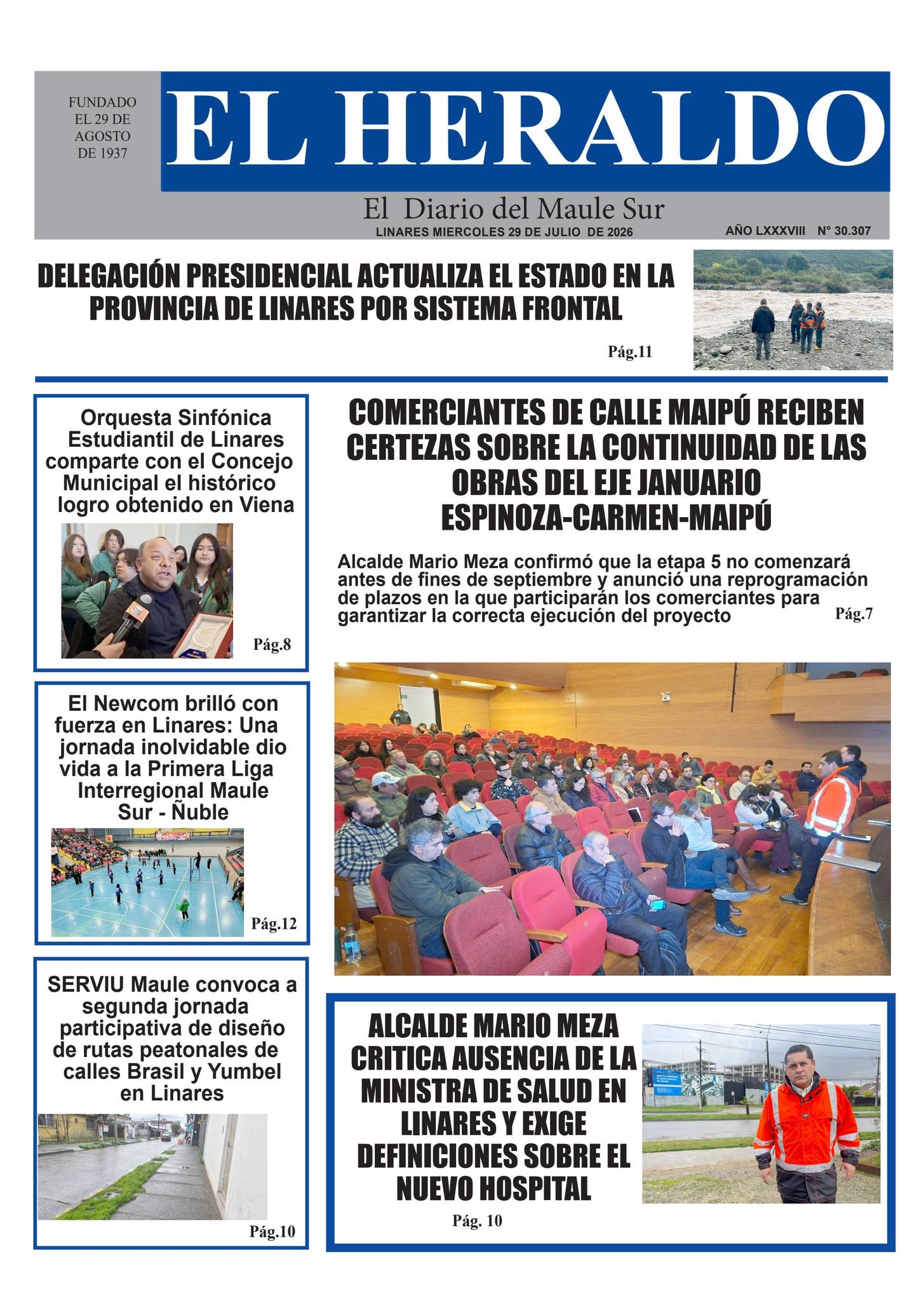 Miercoles 29 de julio 2026
