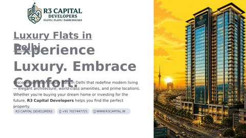 luxury flats in Delhi