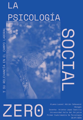ZER0 - Psicología Social