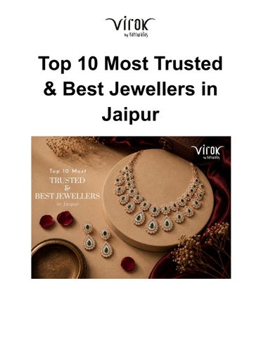 Top 10 Most Trusted & Best Jewellers in Jaipur