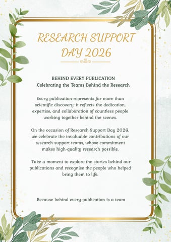 OUCRU Nepal - Research support Day BEHIND EVERY PUBLICATION
