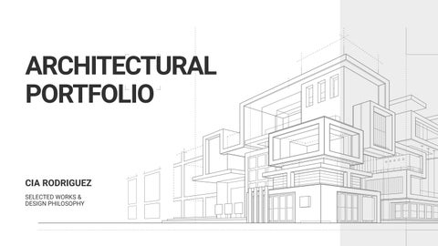 White Gray Clean Architectural Portfolio Presentation