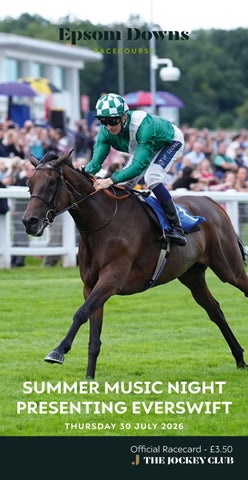 Epsom Downs Racecard - Thursday 30th July