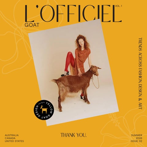 L'Officiel GOAT | 第 1 册 期 02 第 18 页