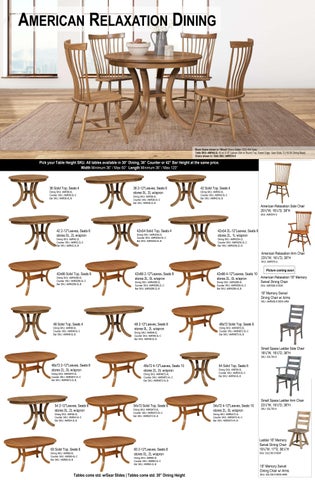 Trailway 桌 and Chairs June 2026 第 10 页
