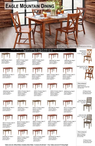 Trailway 桌 and Chairs June 2026 第 24 页