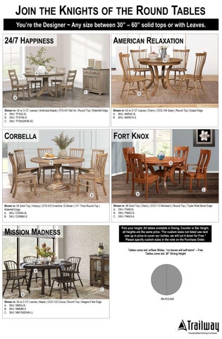 Trailway 桌 and Chairs June 2026 第 6 页