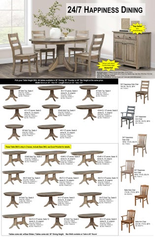Trailway 桌 and Chairs June 2026 第 8 页