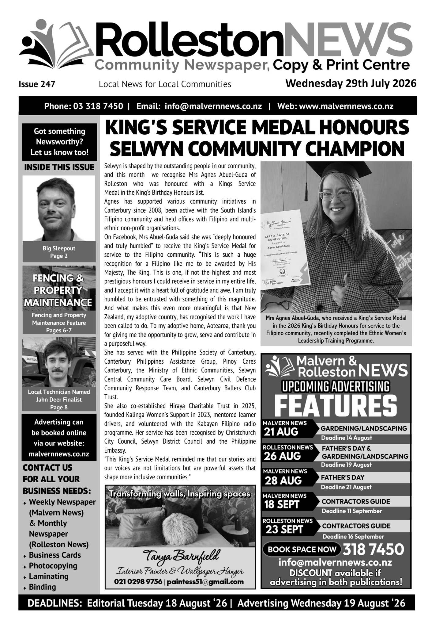 Issue 247 - Wednesday 29 July 2026 by Malvern News - Issuu