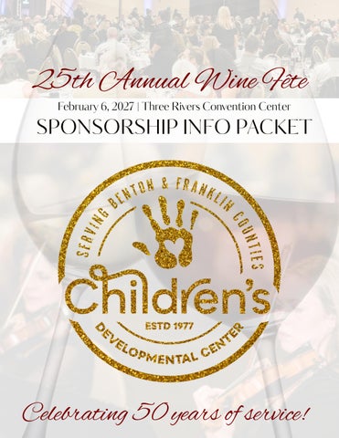 Wine Fête Sponsor Packet 2027