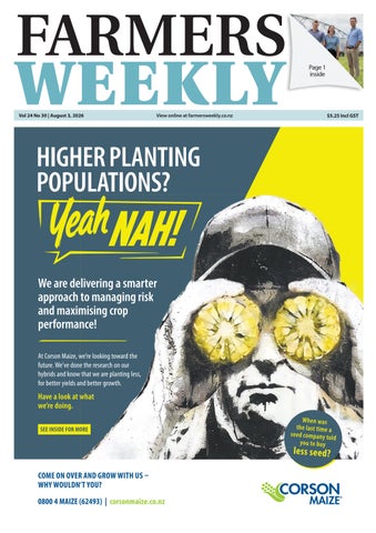Farmers Weekly NZ August 3 2026