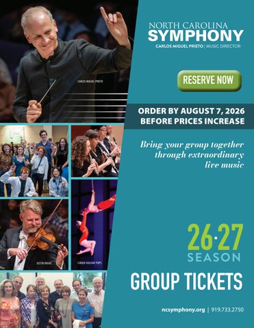 2026/27 North Carolina Symphony Group Tickets