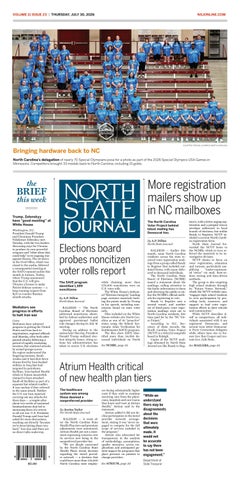 North State Journal Vol. 11, Issue 23