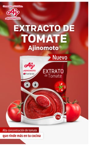 Recetas con el Extracto de Tomate Ajinomoto®