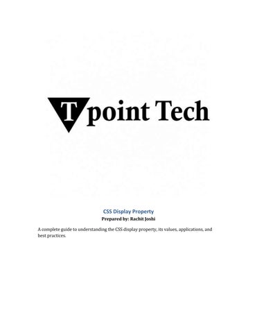 CSS Display Property – Complete Beginner's Guide