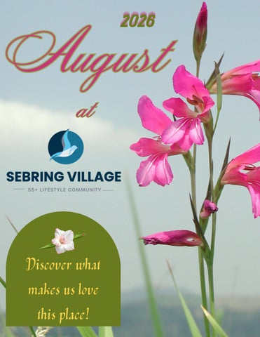 Sebring Village Newsletter