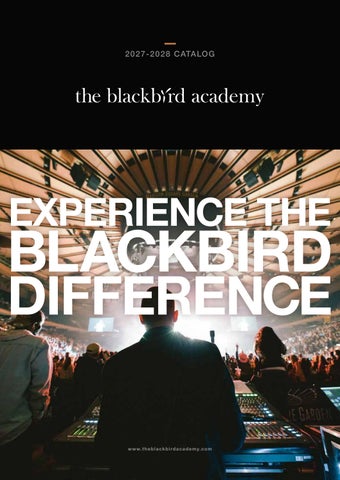 The Blackbird Academy 2026-2027 Catalog