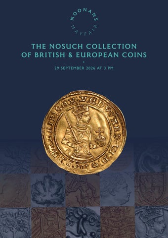 Noonans The Nosuch Collection of British and European Coins  (29 Sep 26)