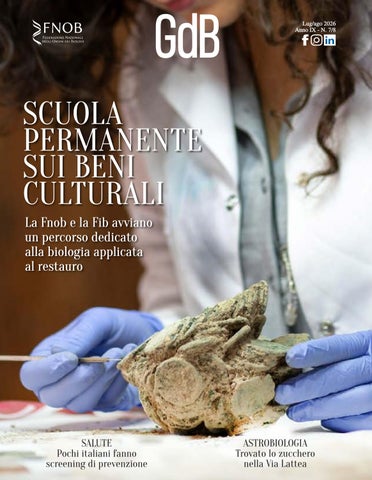 Il Giornale dei Biologi - N.7/8 - Luglio/Agosto 2026