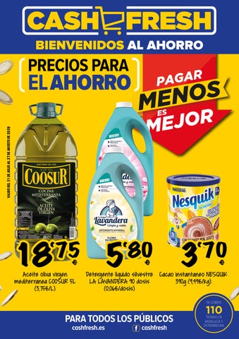 Folleto de Cash Fresh de agosto