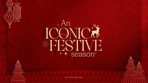 Hilton Woking - Christmas Brochure 2026