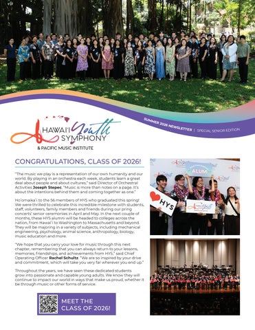 Summer 2026 Newsletter
