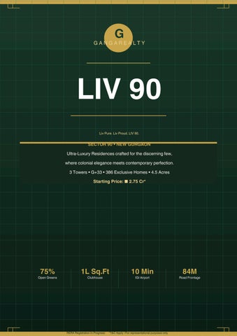 Ganga LIV 90 Gurgaon – Residential Project Brochure