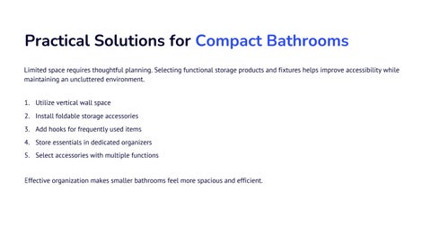 Index Bath 灯饰目录 · The Ultimate 指南 to Functional 卫浴 收纳 and Fixtures 第 7 页